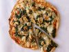 Pizza de Champiñones y Espinacas