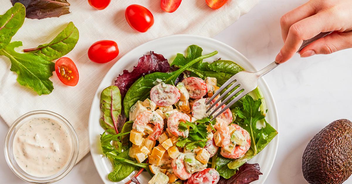 Ensalada de Camarones y Aguacate