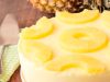 Tarta de piña con crema pastelera